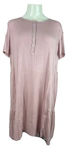 Zexxxy Women’s Summer Casual Dress Button Down Short Sleeve Size Large - Picture 1 of 8