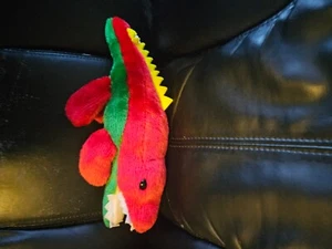 Tabasco 12” Alligator Crocodile Ted Green Yellow Stuffed Plush Toy USED - Picture 1 of 5