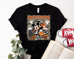 Halloween spooky pumpkin group t shirt,men women costume, nightmare - Picture 1 of 6