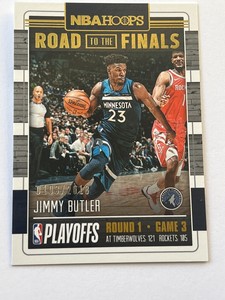 JIMMY BUTLER 2018-19 Panini Hoops Basketball Road To The Finals Serial #ed/2018