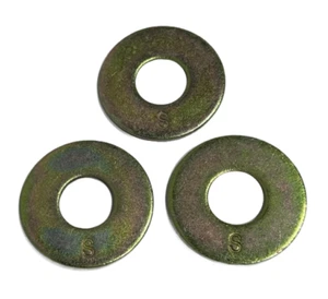 Arandela plana USS grado 8 1/2" amarilla chapada en zinc (CANTIDAD 50)* - Imagen 1 de 2