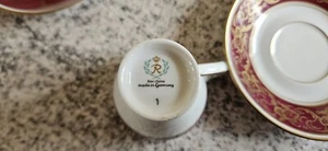 Espresso / Mocka Service Set unbenutzt / 6 Tassen / 1 Kanne / 1 Zuckerbehälter - Bild 1 von 4