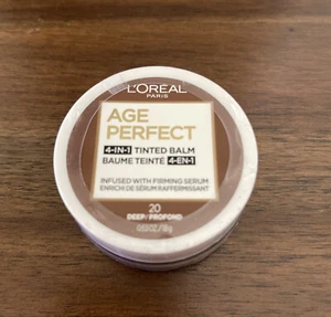 Loreal Age Perfect 4-In-1 Tinted Balm Foundation .63 oz | 20 Deep New Sealed - Picture 1 of 6