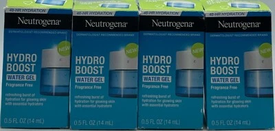 4PK Neutrogena Hydro Boost Water Gel ~ Fragrance Free ~ 0.5 FL OZ EACH ~ READ - Image 1 of 2
