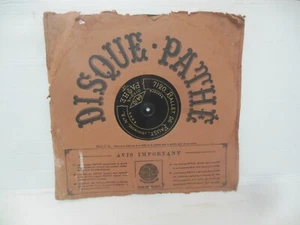 ultra rare EXC 14" antique 7119/7120 PATHE record BALLET DE FAUST - Picture 1 of 6