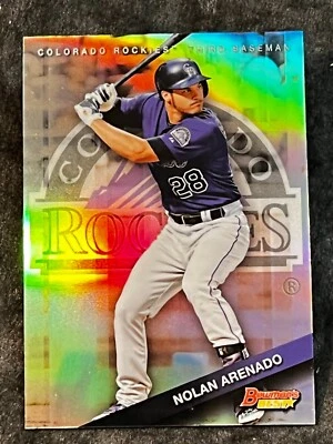 2015 Bowman's Best REFRACTOR Nolan Arenado - Image 1 of 2