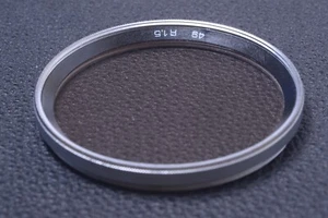 ✅ B & W SCHNEIDER SKYLIGHT R1.5 49MM FILTER GENUINE LENS OR CAMERA SCREW 24-1 - Picture 1 of 2