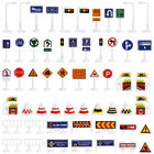 Street Signs 56 Pcs Traffic Sign Toys for Kids & Road Tape