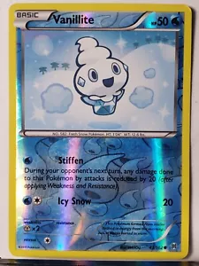 REVERSE HOLO Vanillite 43/162 LP - XY Breakthrough Pokemon Card - MAHOU Art - Imagen 1 de 3