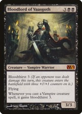 Bloodlord of Vaasgoth Magic 2012 / M12 MINT Black Mythic Rare MTG CARD ABUGames