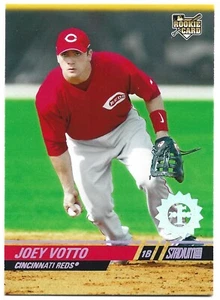 Joey Votto 2008 Stadium Club primer día edición #112B Joey Votto variación radiocontrol - Imagen 1 de 2