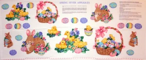 APLICACIONES FIEBRE PRIMAVERA - VINTAGE VIP - TELA 100% ALGODÓN - Imagen 1 de 5