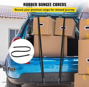 Straps With Hooks On Both Ends 10 Pack 9" 20 Pack 15" 20 Pack 21" Car Roof Strap - Picture 1 of 9