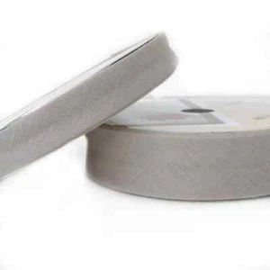 25m Rolle Leinen Schrägband - 30mm - Beige 04 - Gefaltete Zierkante - Bild 1 von 1