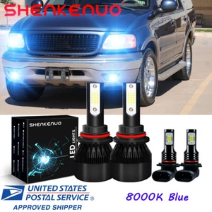Kit de 4 bombillas antiniebla haz alto+Lo para Ford Expedition 1999-2002 - Imagen 1 de 12