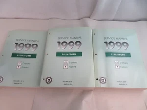 1999 Camaro Firebird Service Shop Repair Manual 3 Volume Set F Platform - Picture 1 of 4
