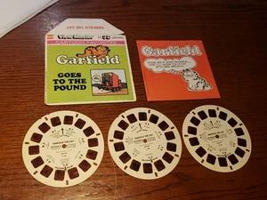 Rare "GARFIELD GOES TO THE POUND" View-Master Vintage 3-Reel GAF Packet L 28 - Picture 1 of 8