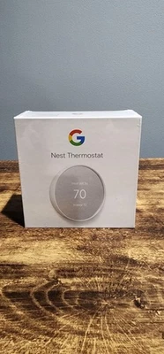 Google Nest Thermostat G4CVZ Snow US New In The Box Sealed - Image 1 of 4