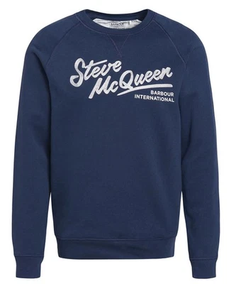 Sudadera Barbour International Frankie Cuello Redondo Oxford Azul Marino Foto 1 de 2