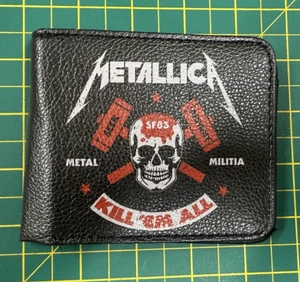 METALLICA KILL 'EM ALL METAL MILITIA OFFICIALLY LICENSED ROCKSAX WALLET - Bild 1 von 11