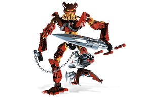 LEGO BIONICLE 8911 Toa Jaller (2007) &ndash; Complete w/ Instructions &ndash; Missing Sword