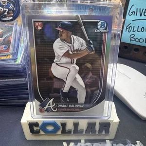 2025 Bowman Chrome #75 Drake Baldwin RC Red Rookie Logo Refractor Braves - Bild 1 von 6