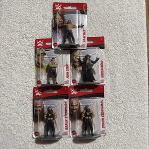 Set of 5 WWE Micro Collection Wrestling Figures Cake Toppers 2019 - Imagen 1 de 6