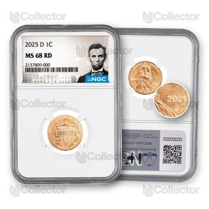 2025 D Lincoln Shield Cent Denver Mint - MS68 - NGC 68 - Picture 1 of 1