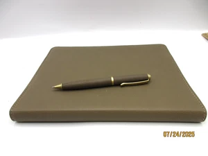 Grafik Bild Notizbuch nachfüllbar 9" Ledereinband Spiral linierte Seiten STEIN Ziege - Bild 1 von 9