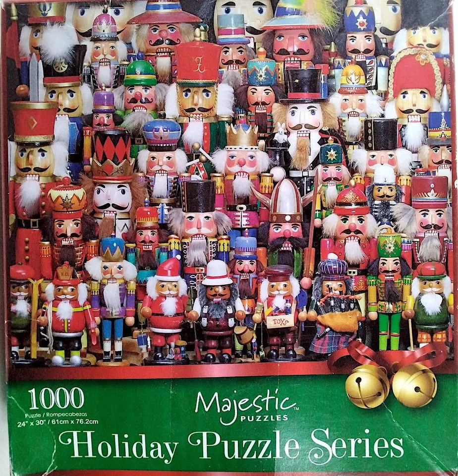 Nutcracker Collection Holiday Series 1000 pc 24" X 30" Majestic Springbok Puzzle - Image 1 of 1
