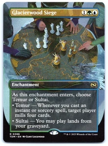 Glacierwood Siege (Borderless) - Tarkir: Dragonstorm - MTG - Near Mint - Picture 1 of 1