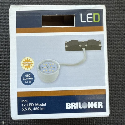 Briloner LM15-035 LED Ersatz Einbaustrahler Modul 5,5W 450lm 3000K Warm Ø50mm - Bild 1 von 4