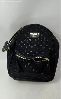 Disney Womens Black Mickey Mouse Printed Outer Pocket Zipper Backpack - Image 1 of 4