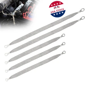 5× Universal Automotive Ground Strap Tinned Copper Car Engine Ground Strap Cable - Picture 1 of 12