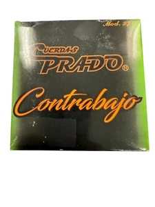 Cuerdas Prado Para Tololoche Modelo 27. Alma De Nylon Entorche De Nylon. Negras - Imagen 1 de 2