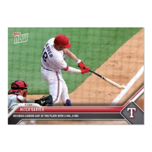 Mitch Garver - 2023 MLB TOPPS NOW Card 19 - Record Day at the Plate 2 HR 6 RBI - Picture 1 of 2