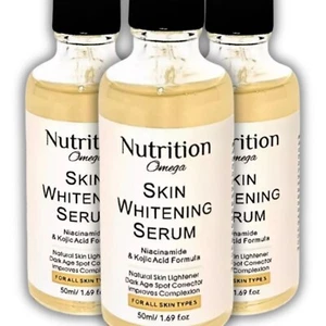 KOJIC ACID Skin Whitening Fade Spots Serum Dark Spot Cream 50ml/1.69 fl.oz 3pack - Picture 1 of 5