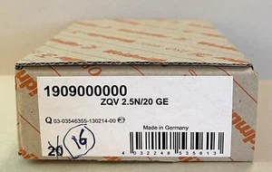Weidmuller 1909000000 ZQV 2.5N/20 GE Cross Connector - Box of 16 - Picture 1 of 3