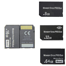 8/16/32/64GB Memory Stick Pro Duo Card for PSP 2000 3000 Cybershot Camera