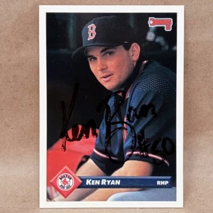 1993 Donruss #383 Ken Ryan SIGNIERTE Karte Boston Red Sox Autogramm - Bild 1 von 3
