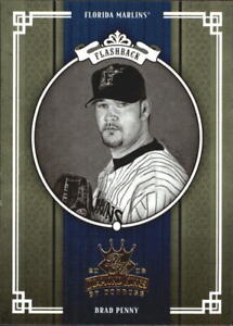 2005 Diamond Kings B/W Florida Marlins Baseball Card #269 Brad Penny M's
