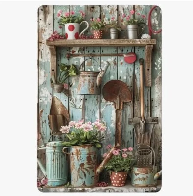 Letrero de metal vintage Primitive Country 8 x 12 Foto 1 de 3