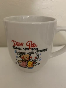 Dear God Thank You For Friends Royal Norfolk Ceramic Collector's 12 Oz Mug - Picture 1 of 4