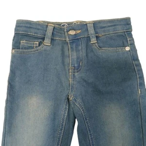 Girls' Real Love Jeans Blue Size 4 Adjustable Waist Straight Leg - Picture 1 of 6