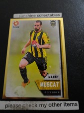 2015/16 TAP N PLAY A-LEAGUE GOLD CARD NO.179 MANNY MUSCAT