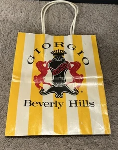 Vintage Giorgio Beverly Hills Shopping Paper Bag - Picture 1 of 3