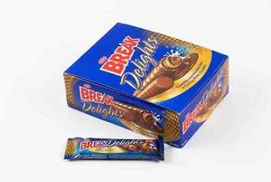 24 Pezzi X Tiffany Break Delight Cialda Croccante Riempita di Crema 2 Rotoli - 16 Grammi - Foto 1 di 1