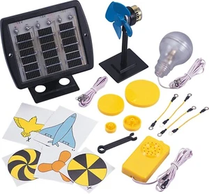 Educational Solar Energy Science Project with Solar Panel, Motor, Lightbulb, Fan - Picture 1 of 6