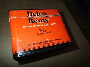 NOS Vintage Delco Remy 5863 Voltage Regulator - Picture 1 of 7