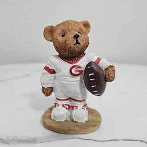 Georgia Bulldogs Vintage Football Statue Bear Figure Resin - Picture 1 of 6